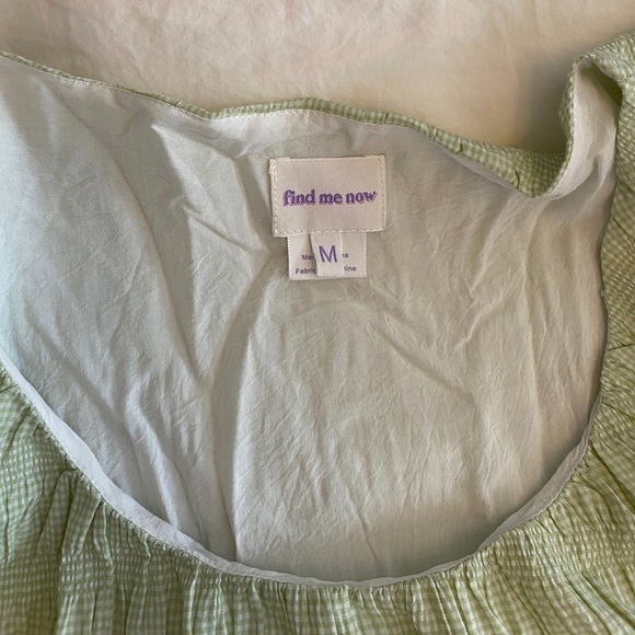 Find Me Now Green Gingham Dress - Picture 3 of 4